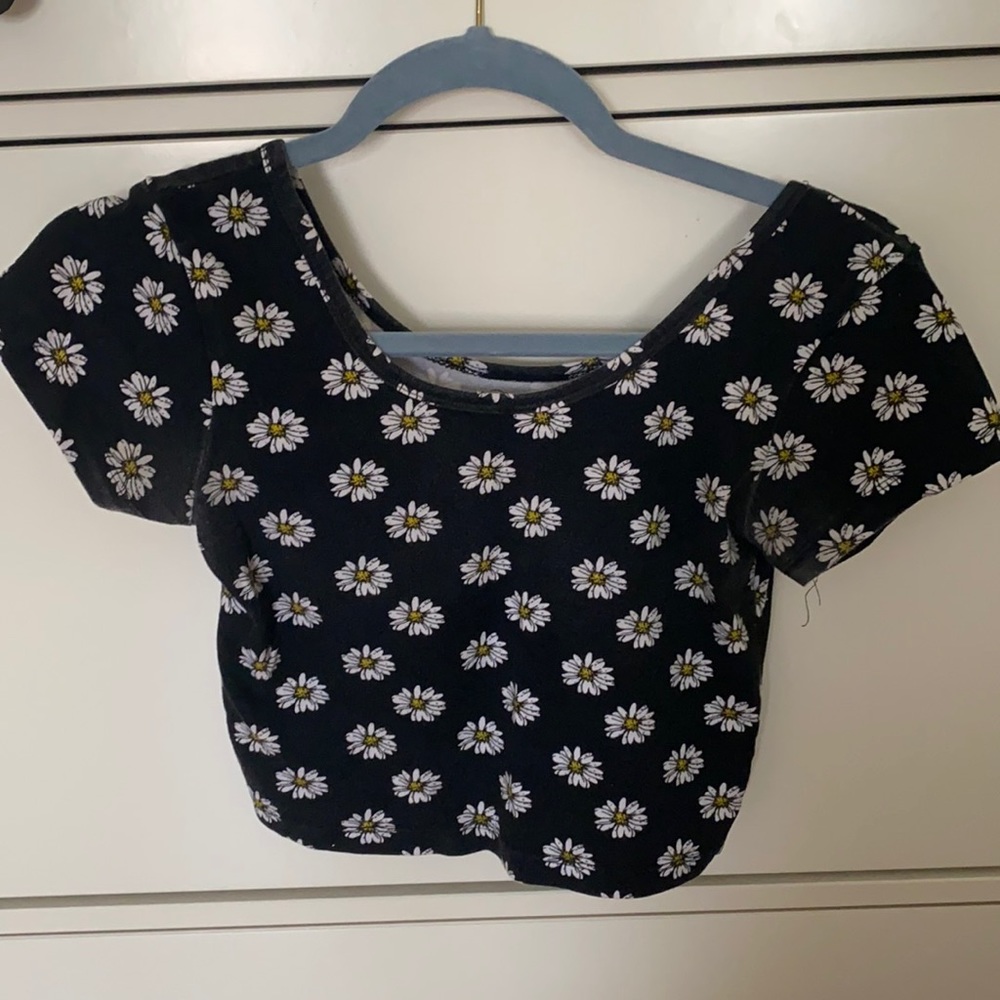 Sunflower crop top